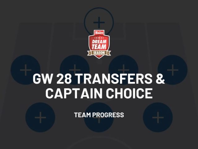 Protected: Game Week 28 Transfers & Captain Choice