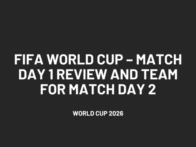 Protected: FIFA World Cup Fantasy – Match Day 1 Review and Team for Match Day 2